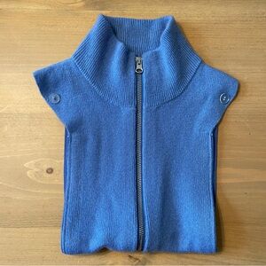 Veronica Beard 100% Cashmere Uptown Dickey in Blue Size 00-14